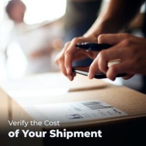 Verify the Cost of Your Shipment